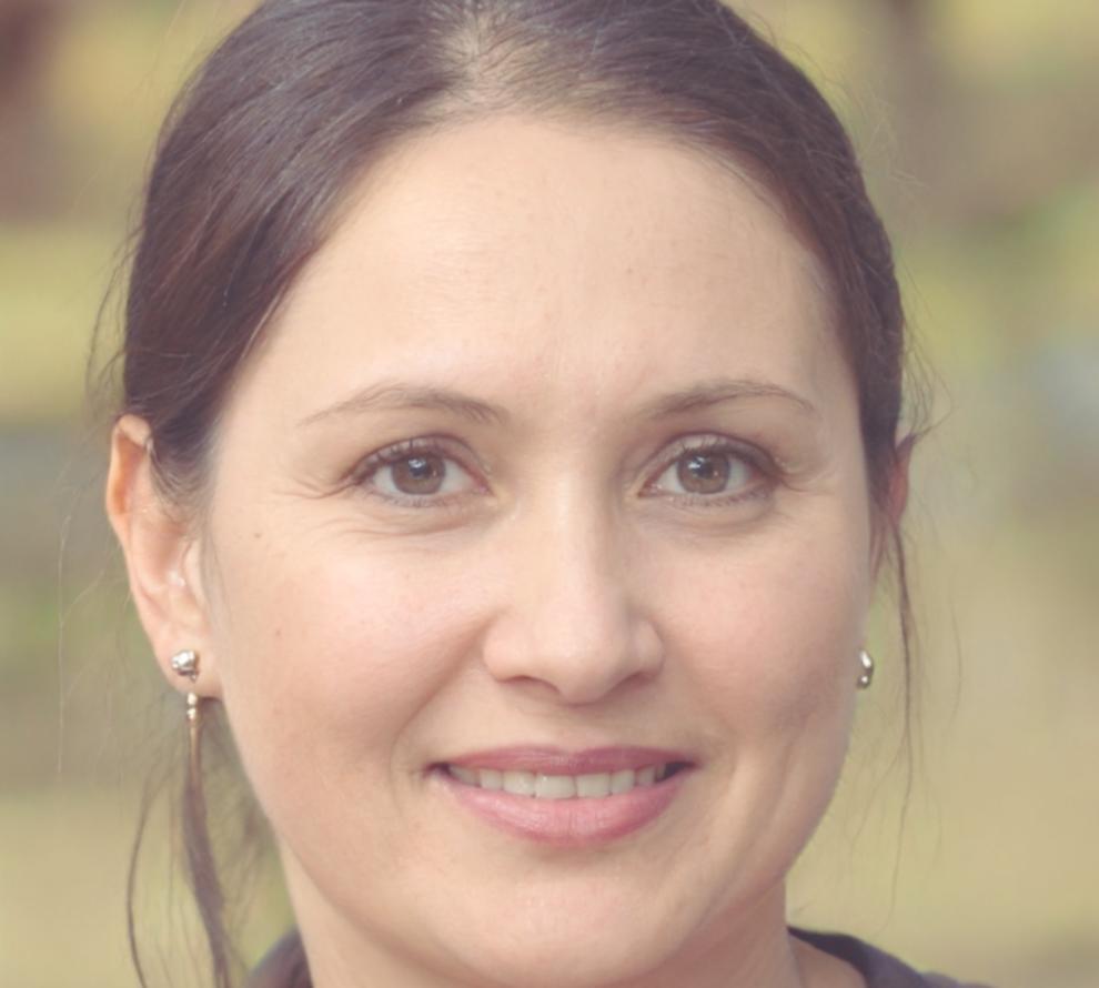 Retrato de cliente satisfecha